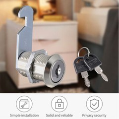 4Pack 3/4″ 1″ 1-1/8″ File Cabinet Cylinder Cam Lock With Keys for Drawer Mailbox