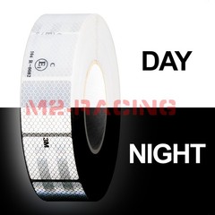 3M Diamond Grade White Conspicuity Tape 2″ x 2″ CE Approved Reflective Safety