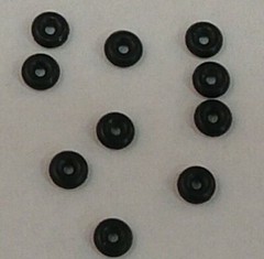 Dash 001 Duro 70 Buna N Rubber O-ring ID: 1/32″ OD: 3/32″ CS: 1/32″ Qty: 10