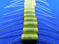 Elecsound – CBB20 – Axial Film Capacitors – 630v 0.001-1.0uF values – 10 Pieces
