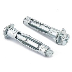 M4x38mm Hollow Wall Anchors Molly Bolts Drywall Ceiling Fixings Plugs 25 PCS