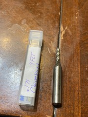 Cleveland .171” Diameter 4FLT .500LOC .375 Shank HS End Mill (D24)