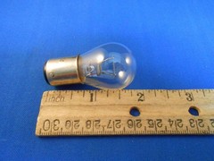 1204 CLEAR GLASS LAMP .710AMP 28VDC NEW OLD STOCK