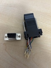 StarTech GC98MF DB9 Male to RJ45 Female Modular Connector Adapter Gray