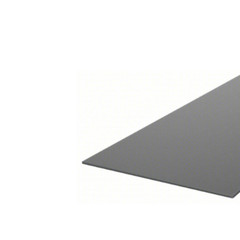 1/8″ Thick ABS Plastic Sheet 48″ L x 12″ W Opaque Black