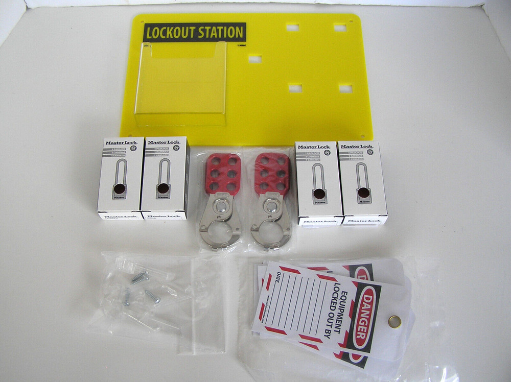 Lockout Tagout Station LOS4 from NMC National Marker Company LOTO Center Kit