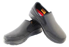 Skechers Men’s Work Shoes Memory Foam size 10 M & 10.5 M Slip-on Black NEW