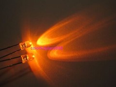 3mm Flangeless Red Yellow Blue Green White Warm Orange UV Pink Water Clear LED