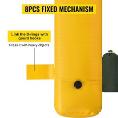 Industrial PVC Flood Barrier: 24ft L x 20in W x 12in H, Waterproof & Durable