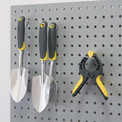 100 Pack 4 Inch Pegboard Hooks, Heavy Duty Metal Peg Board Accessories Fit 1/4″