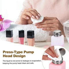 3Pcs 200ml/6.7oz Solvent Alcohol Dispenser for Acetone Cleanser Pink