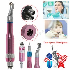 Dental High Low Speed Handpieces 4 Hole Air Turbine Kit NSK Pana Max Style Pink