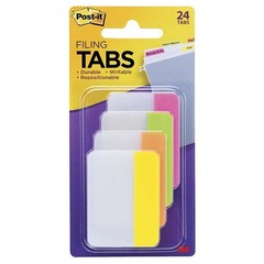 7000047884 – Post-it Dividing Tabs 686-PLOY 2 in. x 1.5 in. (50.8 mm x 38 mm)
