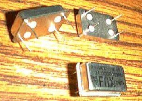 Lot of 25: FOX 24.000000 MHz Crystals