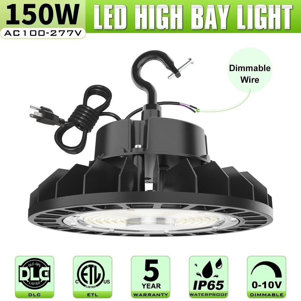 Led UFO High Bay Lights 150W Industrial Commercial Warehouse Lighting Fixtures