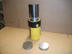 ENERPAC DUO RC504 50 TON HYDRAULIC CYLINDER WITH EXTRAS 700 BAR 10,000 PSI
