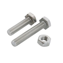 176 Pieces M6 M8 M10 Bolts and Nuts Flat Washers Combination Kit Stainless Steel