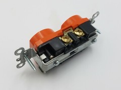 Pass Seymour TRIG8200 Tamper Resistant Receptacle Hospital Grade 15A 125V Orange
