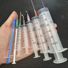14pcs Syringe Set Blunt Needle Measuring Refill Craft Tool Kit – NEW
