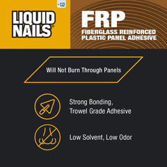 3.5 Gal. Fiberglass Reinforced Panel (FRP) Low VOC Adhesive