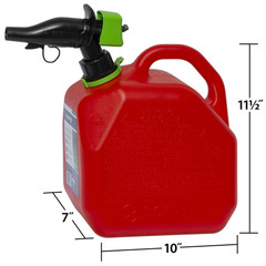 (2 pack) 2-GL Scepter SmartControl Gas Can. Fuel Type Gas. Red.