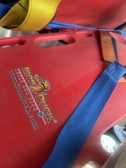 Backboard Spine Board Stretcher Immobilization Color Coded Spider Straps EMT/EMS