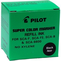 Pilot 48500 SCA-RF Super Color Marker Refill Ink, Black Permanent Ink, No Xylene