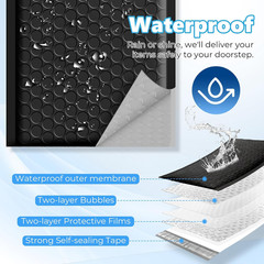 Metronic Extra Deep Bubble Mailers Usable Size 4X7″ 50 Pack Padded Envelopes 4.7