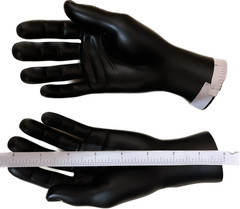 1 pair hands -male spray painted mannequin hand, Life size realistic skin tone
