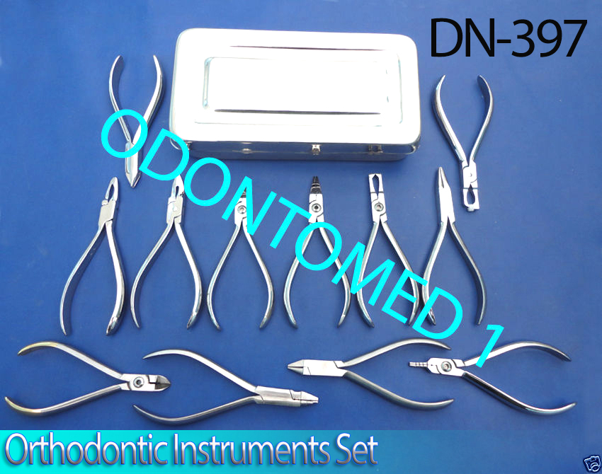 Orthodontic Instruments Set of 13 Pieces DN-397