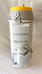 Drager Vapor 2000 Sevoflurane Anesthesia Vaporizer, AutoExclusion, Drager Fill