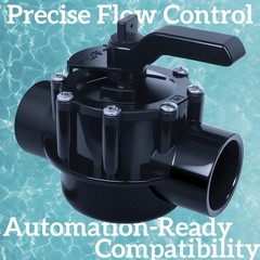 2 Way Pool Valve 1 1/2 to 2 Inch 4724 for Jandy 1.5 to 2 inch Positive Seal 2…