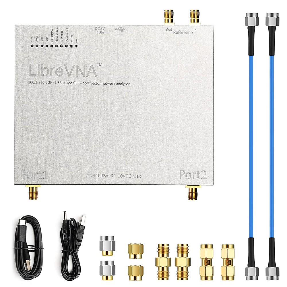 LibreVNA Antenna Analyzer 100KHz – 6GHz USB Based 2-Port Vector Network Analyzer