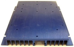 1 Large Flat Blue Aluminum Heat sink 8″ H x 1″ W x7″ L NEW 05S98-00012