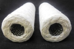UNKNOWN BRAND FILTER CARTRIDGE 10R10, LOT OF 2, ID 1″, OD 2 1/2″, L 10″