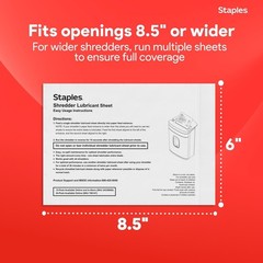 Shredder Maintenance Sheets, 24 Count – Easy Cleaning & Noise Reduction Solution