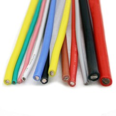 Black/Blue/Green/Red/White/Yellow/Brown 7Color UL3135 16AWG Silicone Rubber Wire