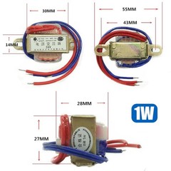 Power Transformer 1W-100W 220V to 6/9/12/15-110/220/380V Output AC Single/Dual