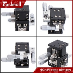 Findmall 40mmx40mm XYZ Linear Stage Manual Precision Positioning Sliding Table
