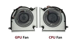 CPU & GPU Cooling Fan 5V For MSI GE66 GP66 GL66 E330800930 N440 E330401690 N441*