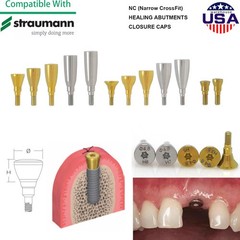US Fit Straumann BLT N/RC Healing Abutment Scan Body Transfer Analog Open/Closed