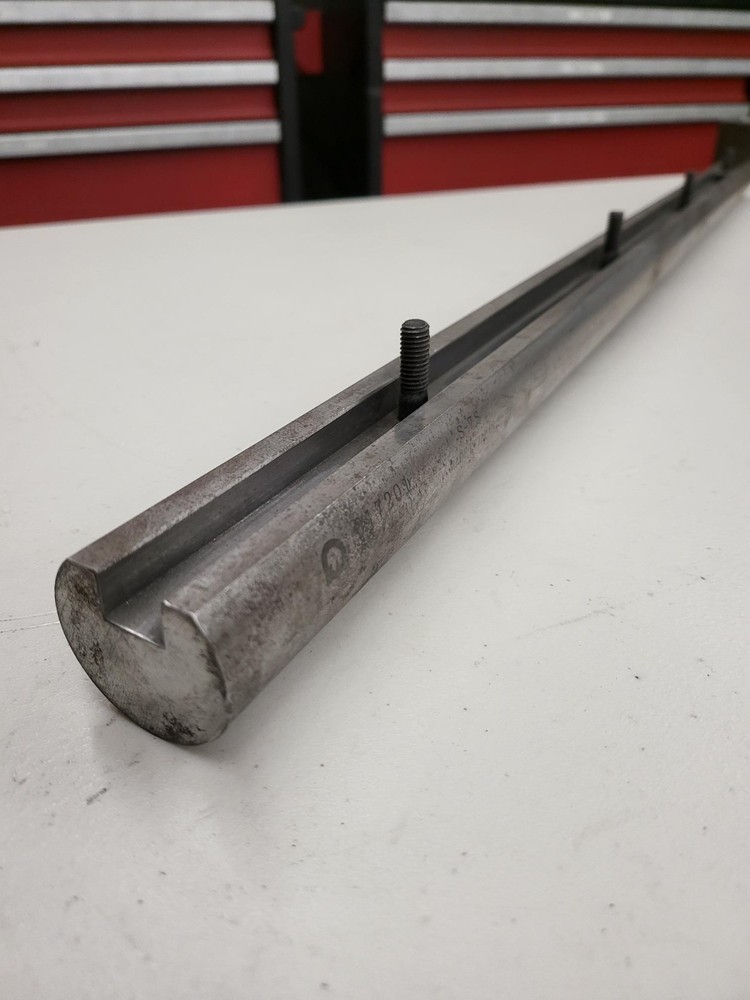Amada Press Brake Radius Ruler 017201 at 32.87″ Long 1.339″ Tall .787″ Edge