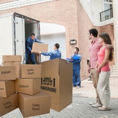 UBMOVE 9 Room Wardrobe Kit 106 Moving Boxes & Supplies