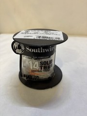 Southwire 50 ft. 14 White Solid CU THHN Wire 11580883