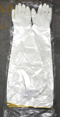 1-Pair – Fisher Scientific Piercan USA 8UY2032-10.5A White Cleanroom CSM Gloves
