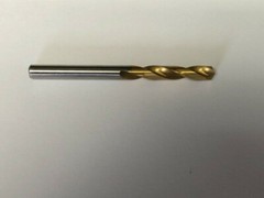 .1610″ #20 High Speed Steel TiN Coated Screw Machine Length Drill