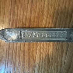 Alpha Vaculoy Solder. 63/37-Sn63BS Bar 2.34 Lbs