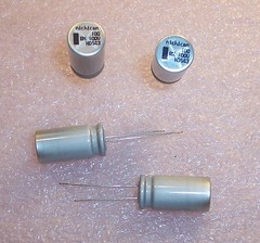 QTY (20) 100uf 100V HI TEMP 150 DEGREE RADIAL ELECTROLYTIC UBX2A101MHL NICHICON