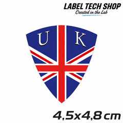 UK United Kingdom Great Britain Coat of Arms Great Britain Decal Sticker – Coat o