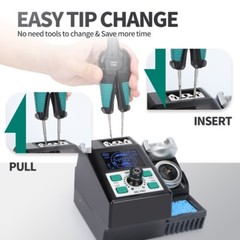 YIHUA 982 PRO Soldering Station Precision Tweezer Iron & C210 Soldering Iron Kit